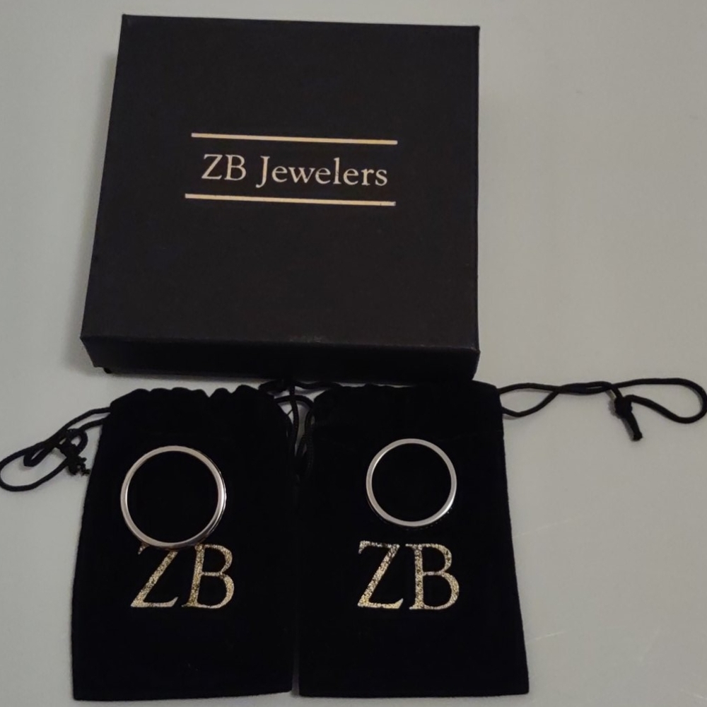 NWOT Titanium Wedding Rings by ZB Jewelers